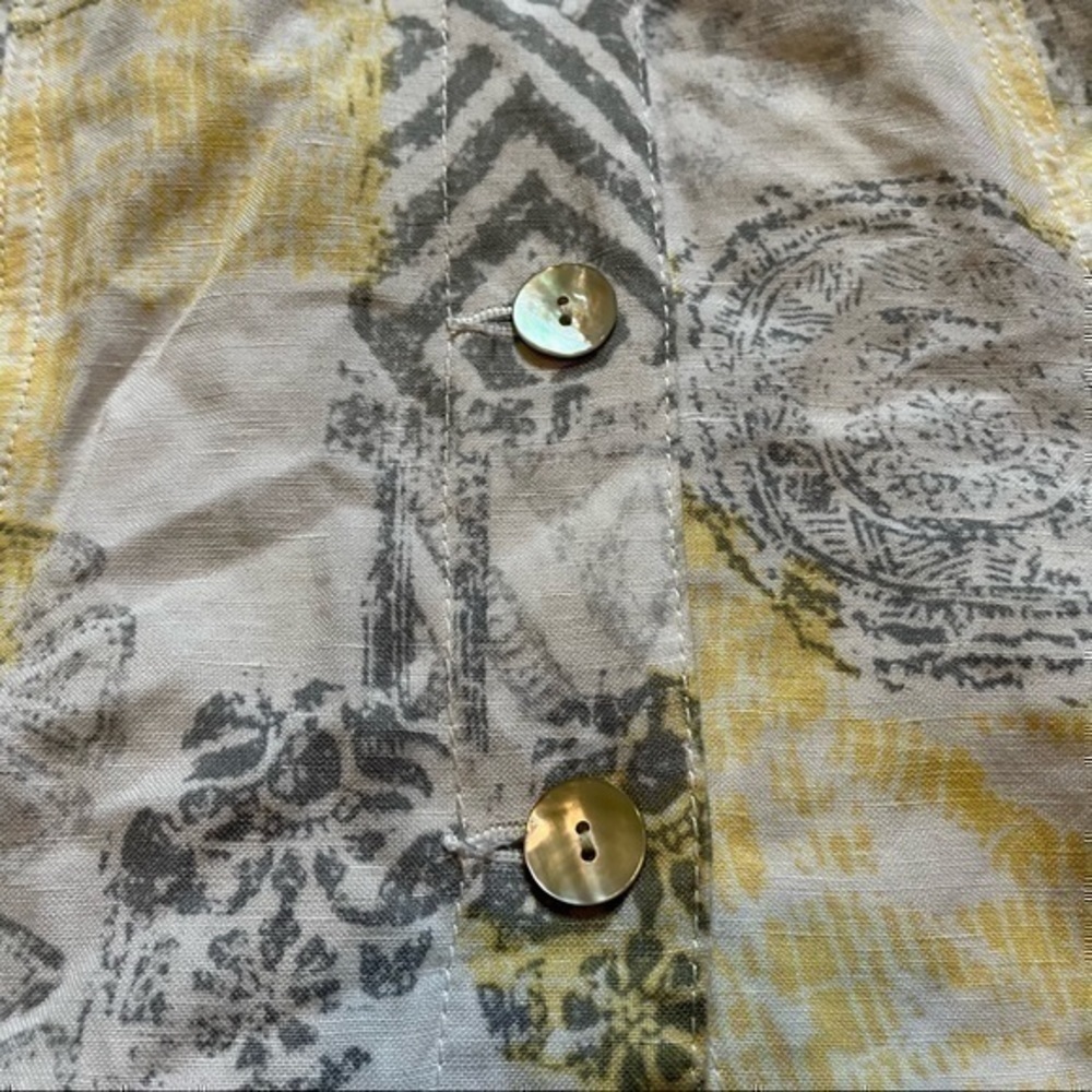 Ruby Rd. Linen beaded dress coat - Picture 4 of 10